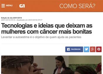 Tecnologias e ideias que deixam as mulheres com câncer mais bonitas.